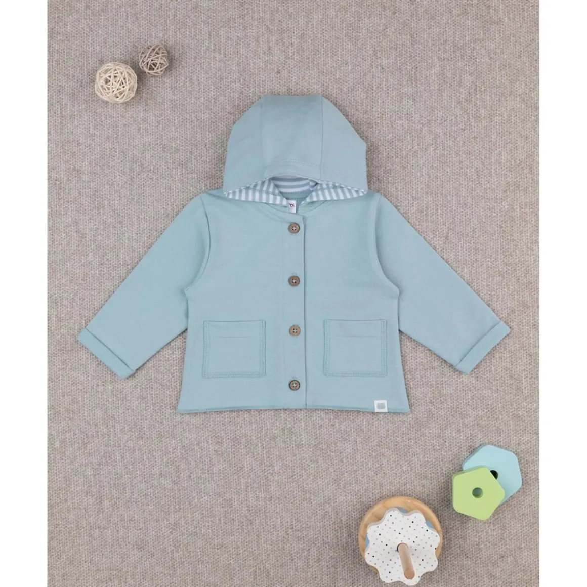 Cardigan niño azul