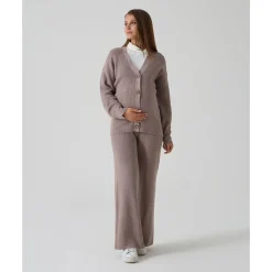 Cardigan tricot marrón premamá