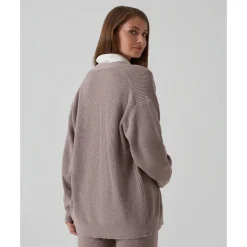 Cardigan tricot marrón premamá
