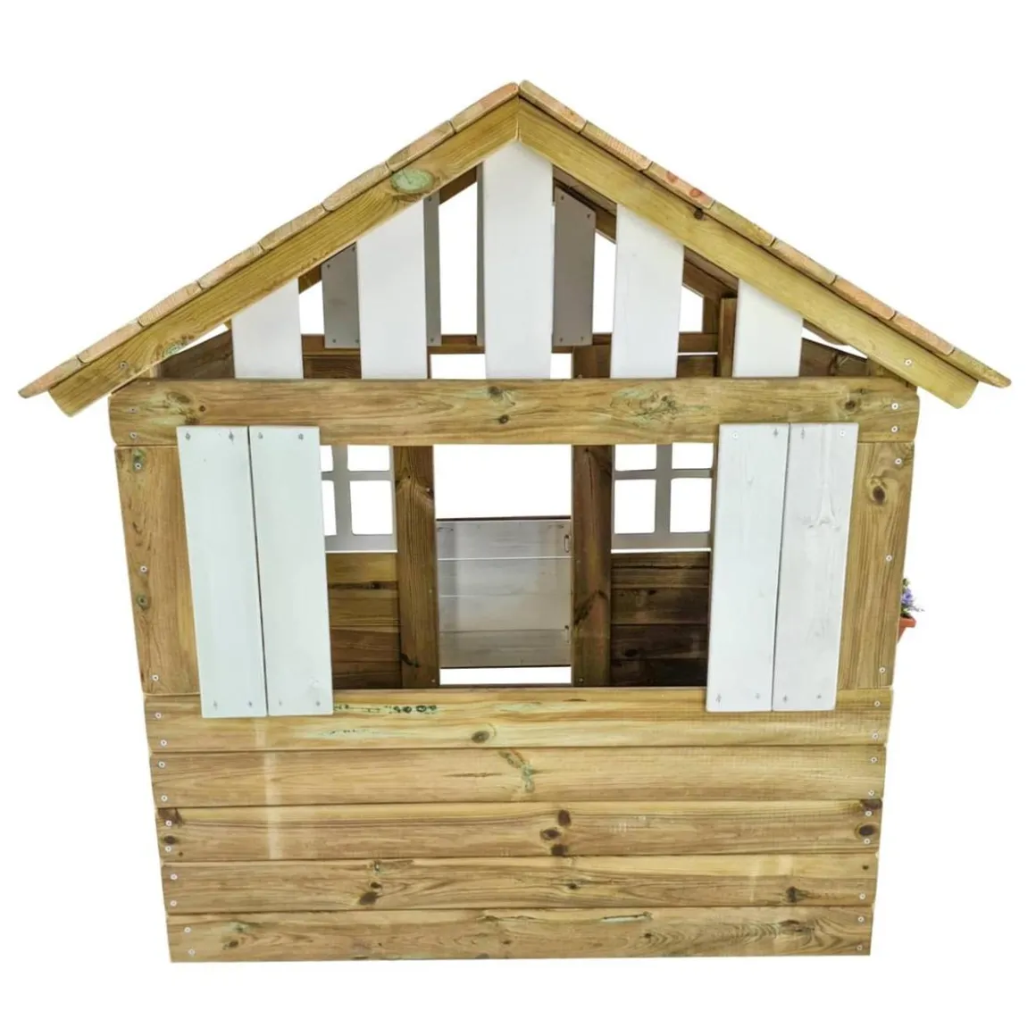 Casita de madera Lollipop Blanca
