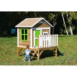 Casita elevada de madera Flam
