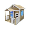 Casita infantil Olden de madera Azul