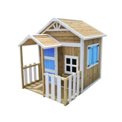 Casita infantil Olden de madera Azul