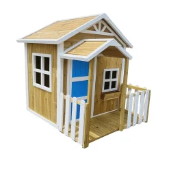 Casita infantil Olden de madera Azul