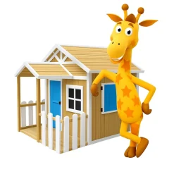 Casita infantil Olden de madera Azul