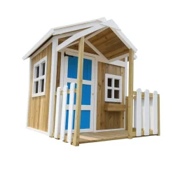 Casita infantil Olden de madera Azul