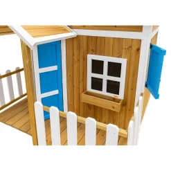 Casita infantil Olden de madera Azul
