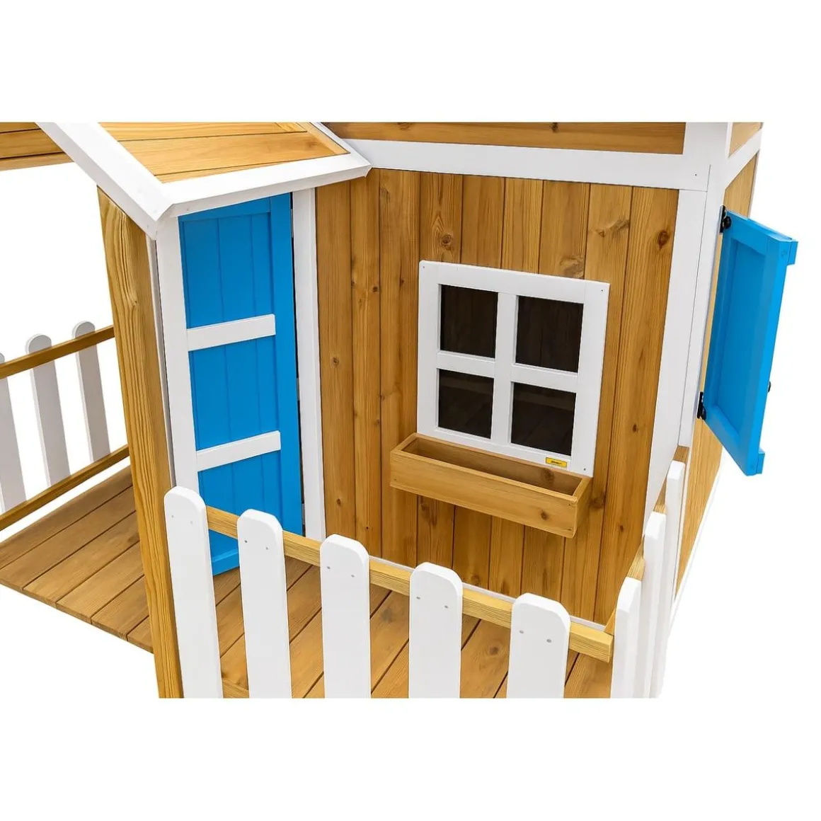 Casita infantil Olden de madera Azul