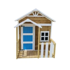 Casita infantil Olden de madera Azul