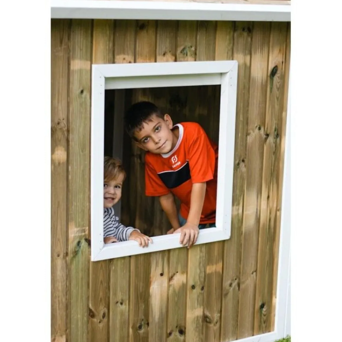 Casita infantil Olden de madera Verde