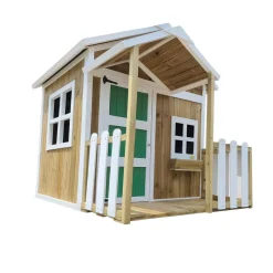 Casita infantil Olden de madera Verde