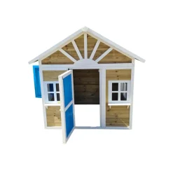 Casita infantil Visby de madera Azul