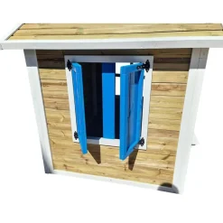 Casita infantil Visby de madera Azul