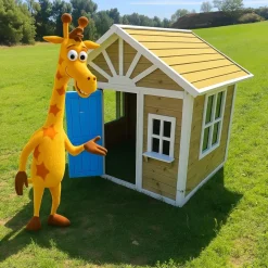 Casita infantil Visby de madera Azul