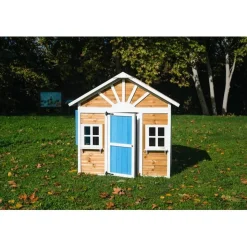 Casita infantil Visby de madera Azul
