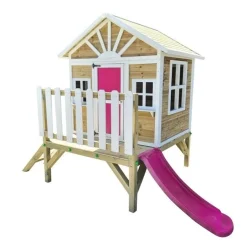 Casita Visby elevada 60 cm Rosa