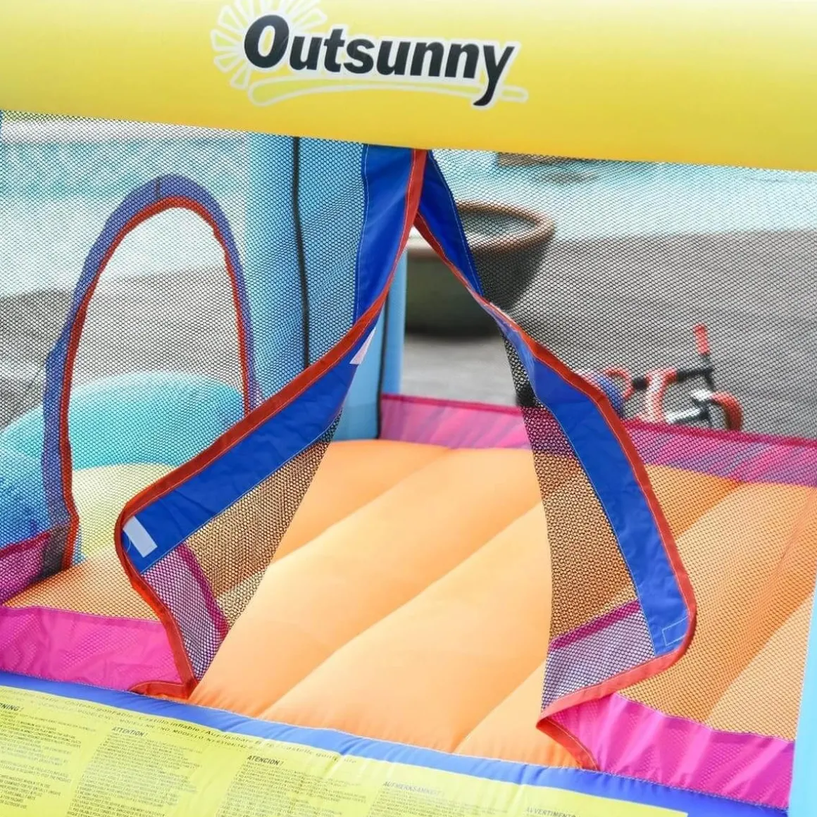 Castillo Hinchable Pulpo con tobogán 360 cm Outsunny