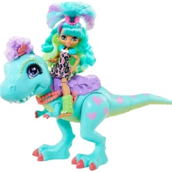 Cave Club - Muñeca Rockelle y Tyrasaurus