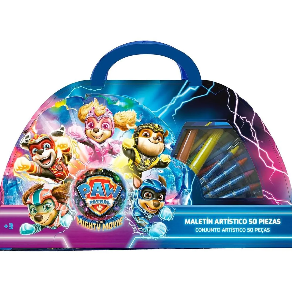 Cefa Toys - Patrulla Canina - maletín artístico 50 piezas variadas ㅤ