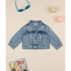 Chaqueta vaquera azul niña