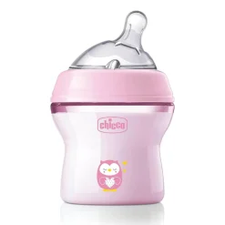 Chicco - Biberón Natural Feeling 150ml 0m+ Rosa