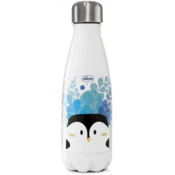 Chicco - Botella térmica de acero inoxidable 350 ml (Varios modelos)