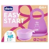 Chicco - Conjunto silicona Easy Start Rosa