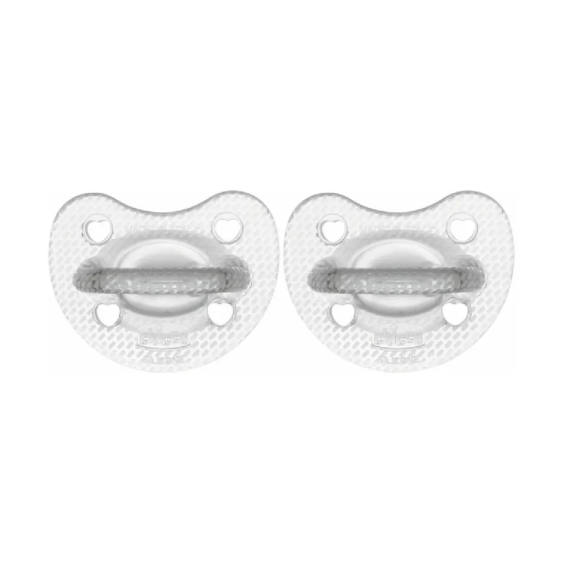 Chicco - Pack 2 Chupetes PhysioForma Crystal 2-6 m