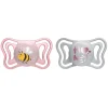 Chicco - Pack 2 chupetes Physio Light 2-6M - Rosa (Varios modelos)
