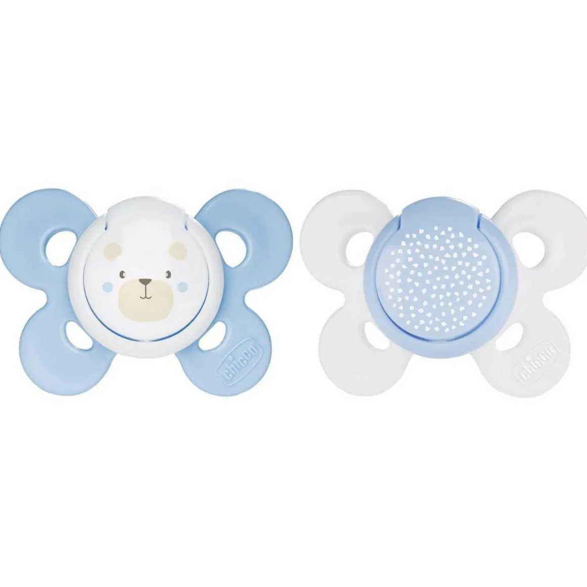Chicco - Pack 2 Chupetes Physio Comfort silicona 0-6M Azul