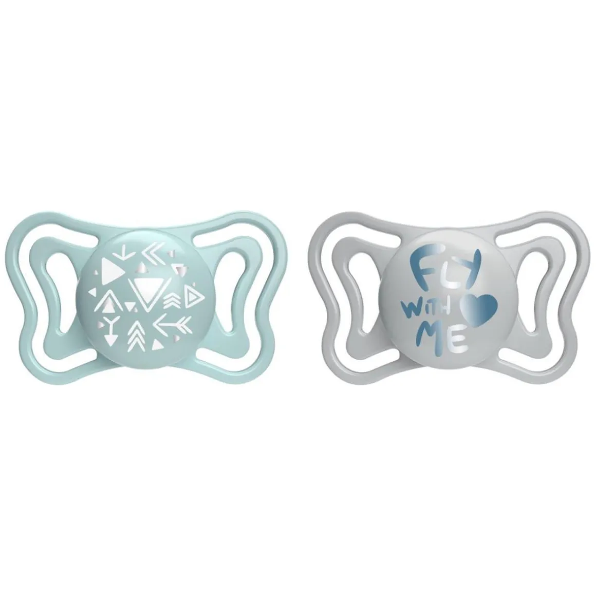 Chicco - Pack 2 chupetes Physio Light 2-6M - Azul (Varios modelos)