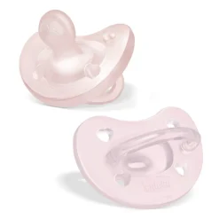 Chicco - Pack 2 chupetes PhysioForma Soft 2-6M - Rosa