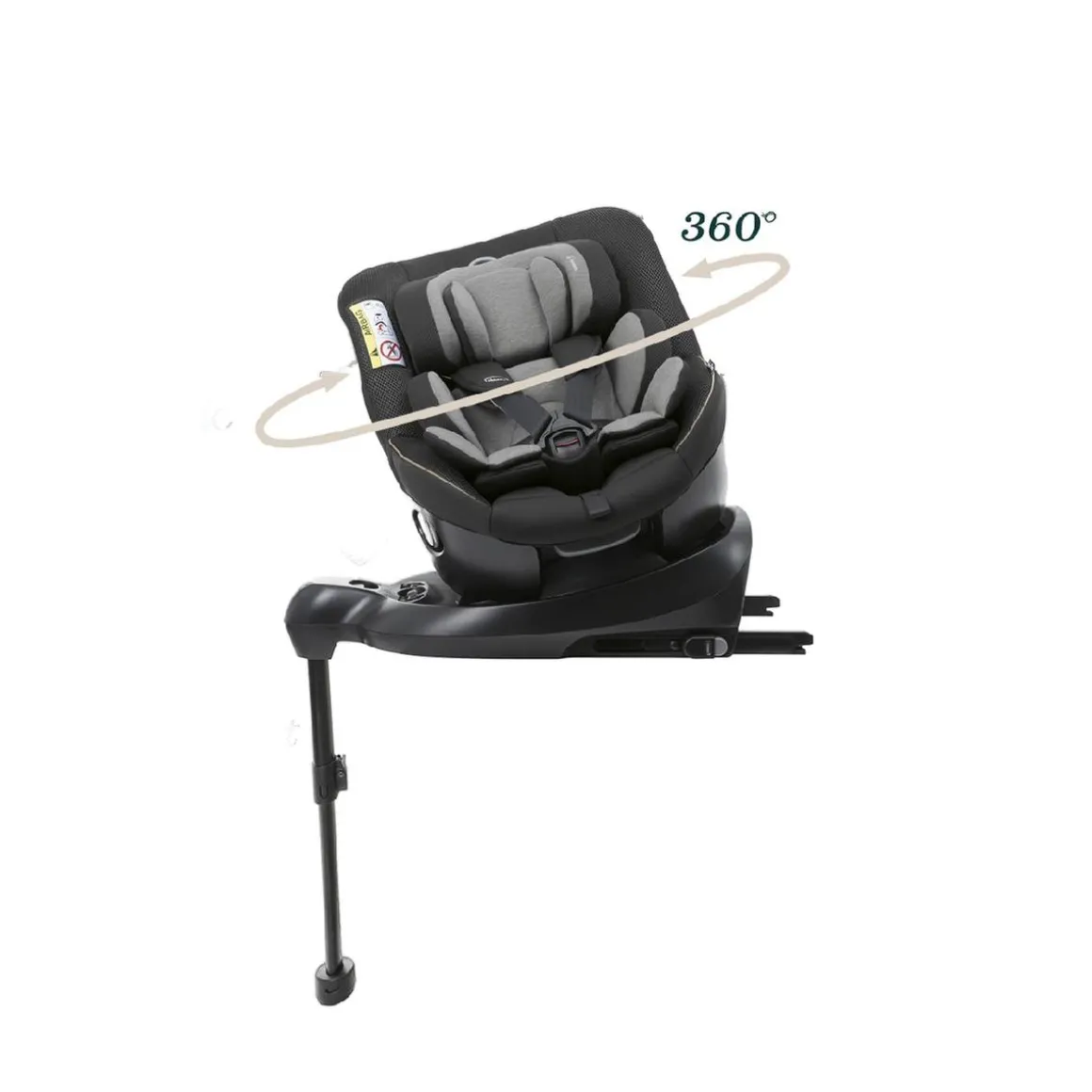 Chicco - Silla de coche Seat105 i-Size posh negro (40-105cm)