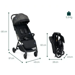 Chicco - Silla de paseo Glee Playful Black