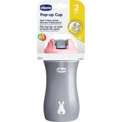 Chicco - Vaso Pop‑Up 350 ml - Rosa