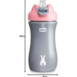 Chicco - Vaso Pop‑Up 350 ml - Rosa