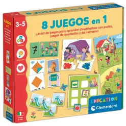 Clementoni - 8 Juegos en 1