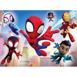 Clementoni - 2 Puzzles 60 piezas - Spidey y su Superequipo