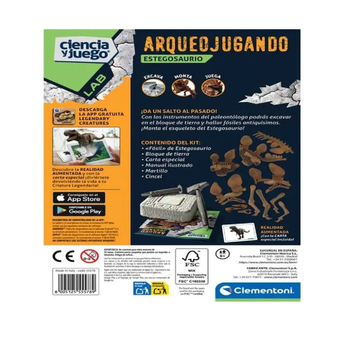 Clementoni - Arqueojugando Stegosaurio