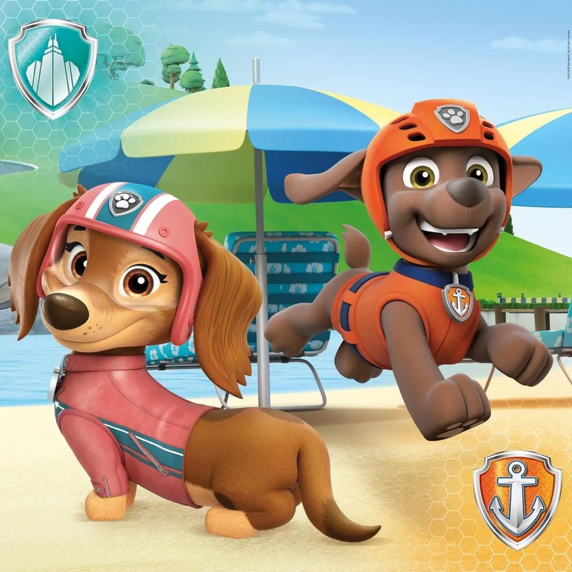 Clementoni - Patrulla Canina - Puzzle Triple 3x48 Piezas ㅤ