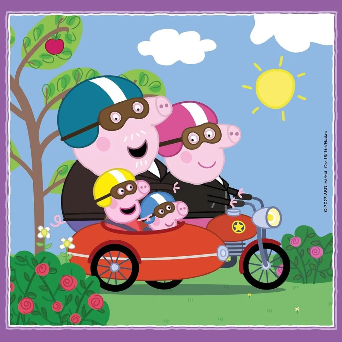 Clementoni - Peppa Pig - Puzzle Supercolor 3x48 piezas ㅤ