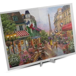 Clementoni - Puzzle 1000 piezas flores en Paris ㅤ