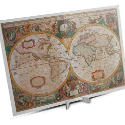 Clementoni - Puzzle de 1000 piezas con Mapa antiguo, fabricado en Italia ㅤ
