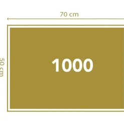 Clementoni - Puzzle de 1000 piezas con Mapa antiguo, fabricado en Italia ㅤ