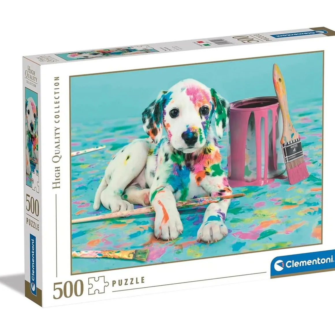 Clementoni - Puzzle de 500 piezas: Pequeño dálmata divertido