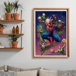 Clementoni - Puzzle de habilidad Spiderman Marvel, 1000 piezas ㅤ