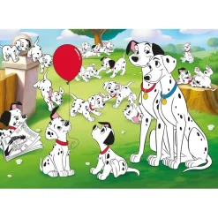 Clementoni - Puzzle infantil 24 piezas maxi Dálmatas 101 ㅤ