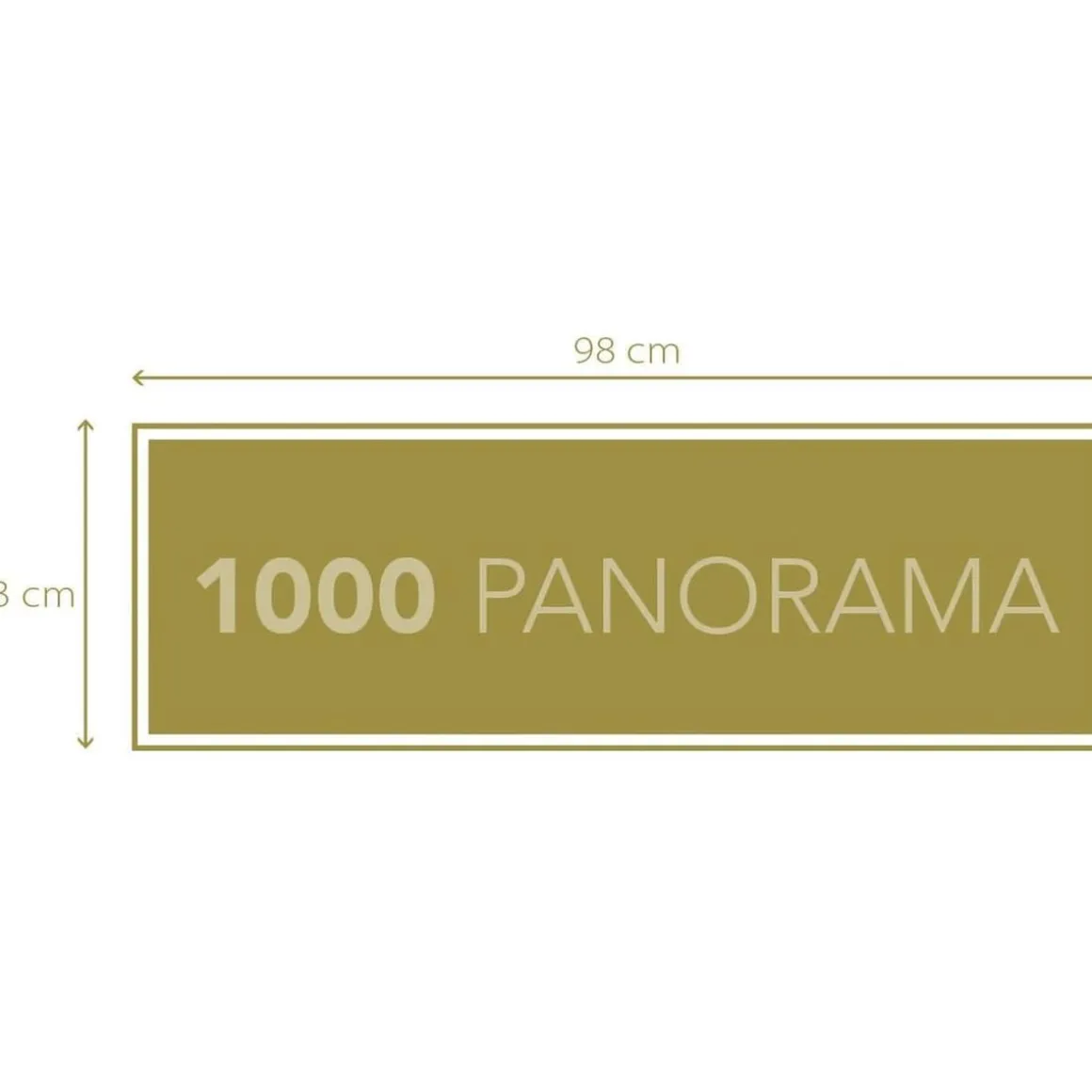 Clementoni - Puzzle panorámico de 1000 piezas, paisajes de ciudades, Skyline de París ㅤ