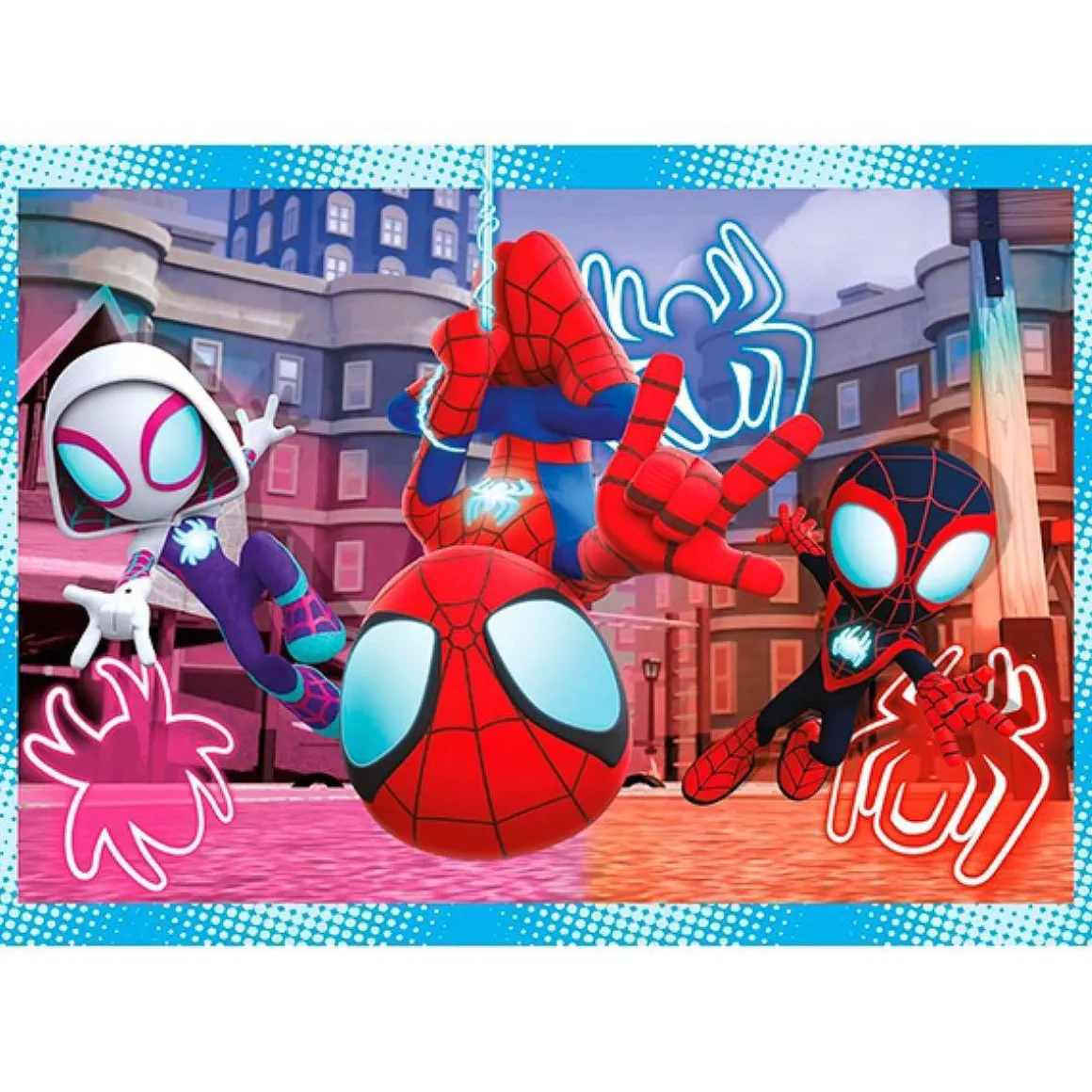 Clementoni - Puzzles progresivos 4 en 1 - Spidey y su Superequipo