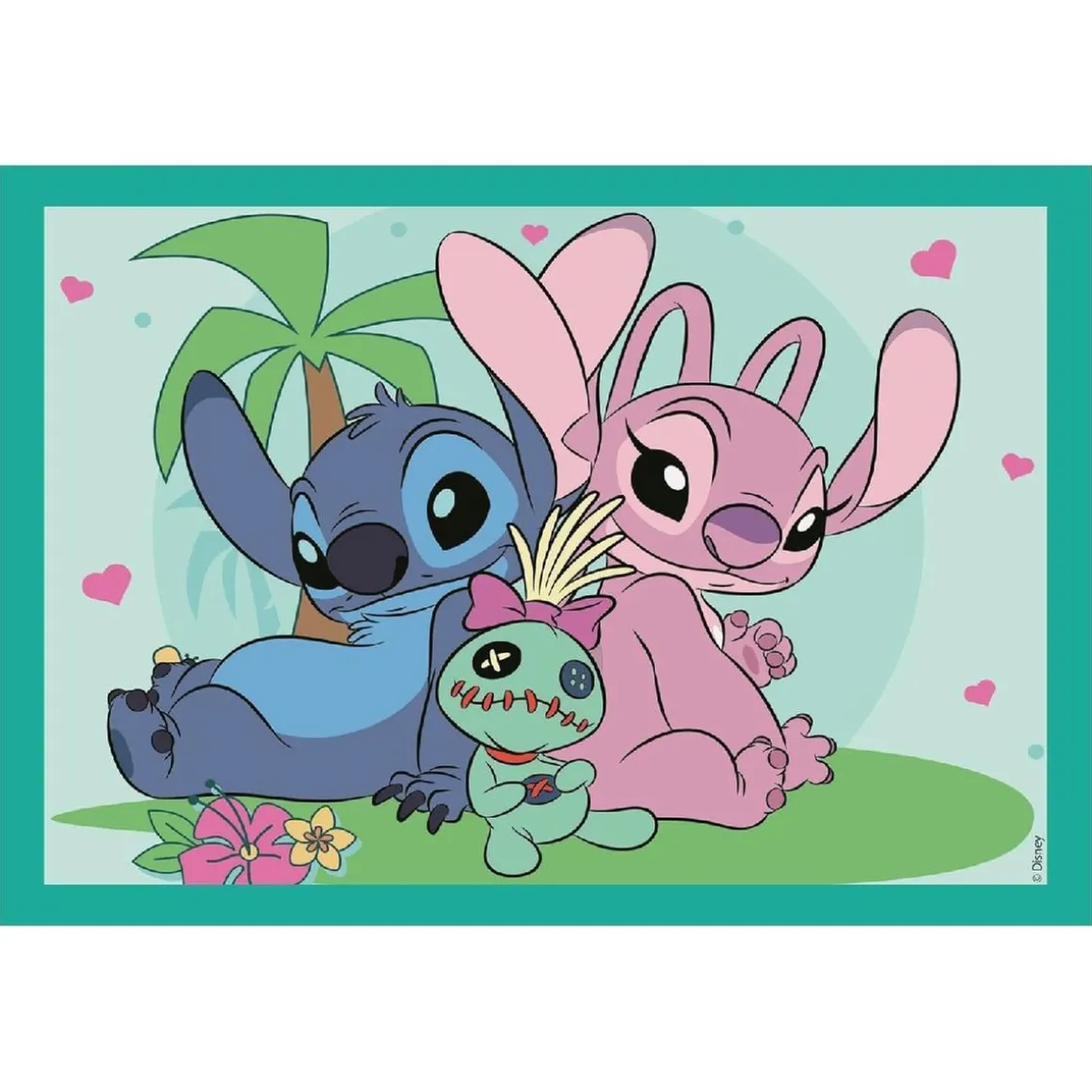 Clementoni - Puzzles progresivos 4 en 1 - Stitch